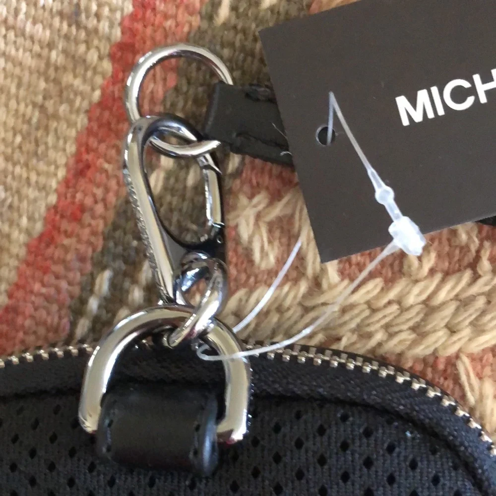 Michael Kors Cooper Jet Set Travel Collection Black 2-in-1 (Men) Phone Pouch